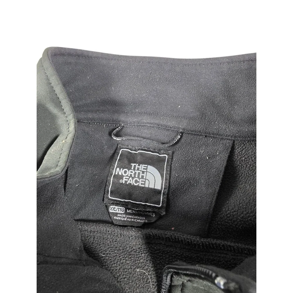 The‎ North Face Men's XXL TNF Apex Softshell Full Zip Jacket Black